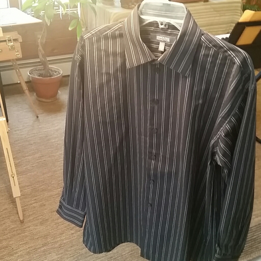 Men's Size L Kenneth Cole Reaction Dress Shirt